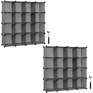 SONGMICS 16-Cube Storage Organizer Bundle, Set of 2