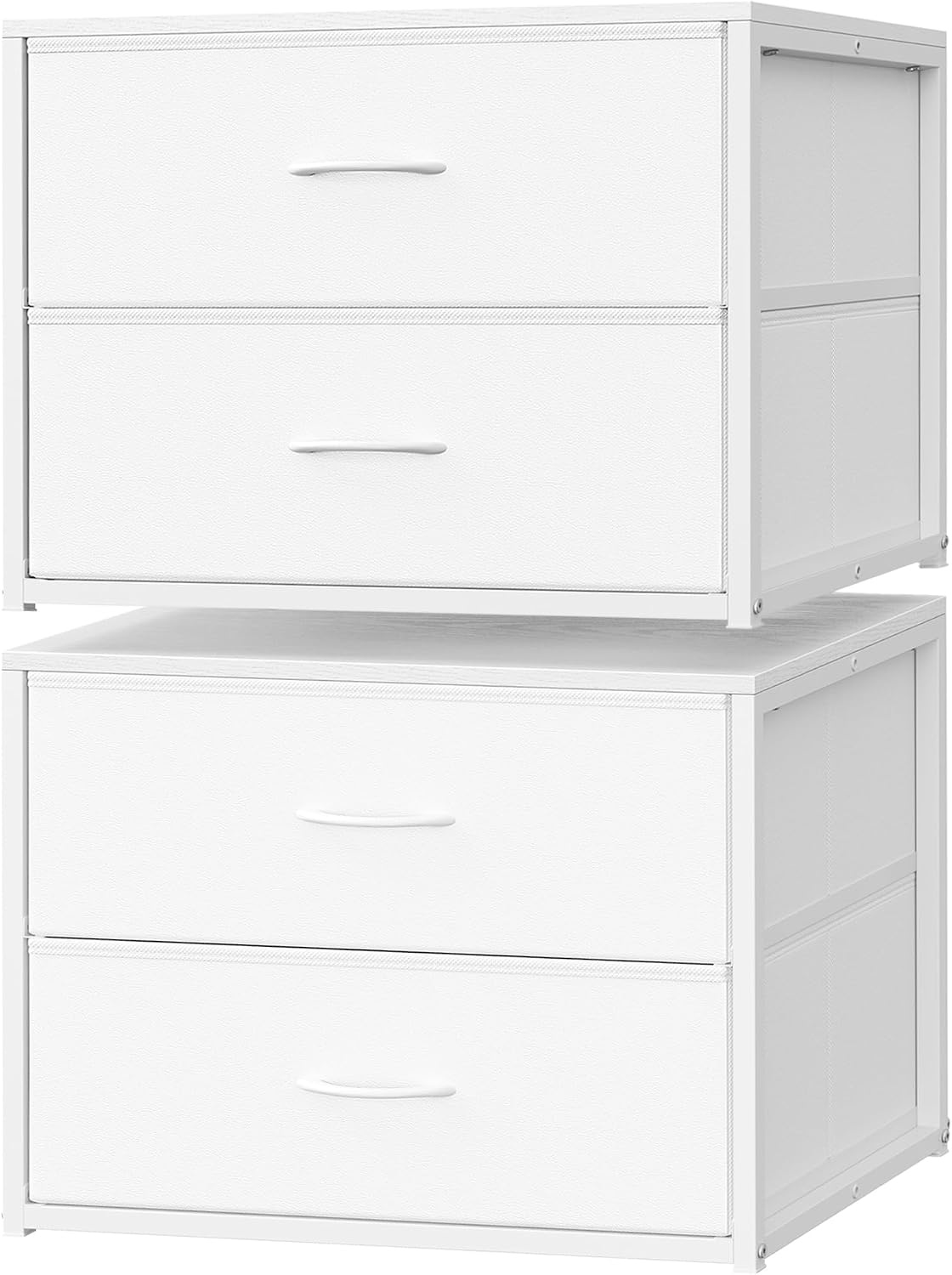 image:imageSONGMICS Closet Organizers and Storage Stackable Storage DrawersCloud White