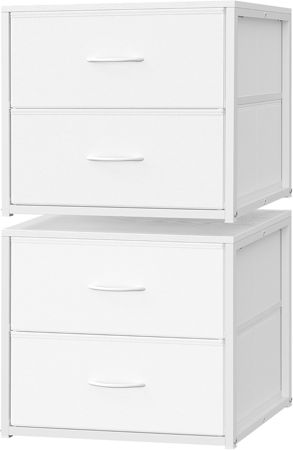 image:imageSONGMICS Closet Organizers and Storage Stackable Storage DrawersCloud White