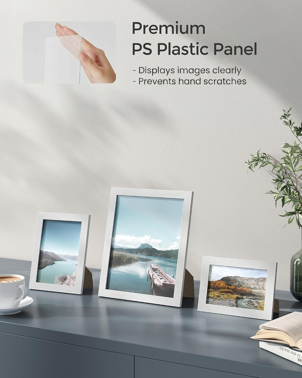 image:imageSONGMICS 10Piece Picture Frame Set Photo Frame CollageWhite