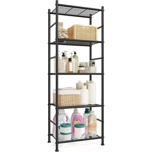 SONGMICS 3-Tier Storage Shelf, Steel Wire Organizer Rack(5-Tier)