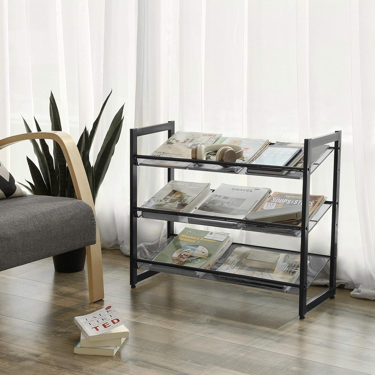 image:imageSONGMICS Metal Shoe Rack 10Tier Shoe Organizer Holds 5060 PairsInk Black